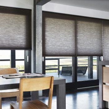 grey honeycomb blinds